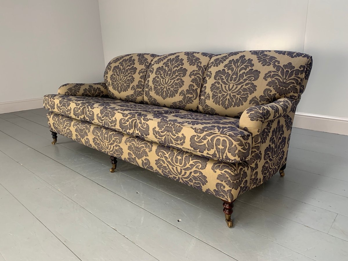 George Smith Signature Standard - Arm Large 3 - Seat Sofa - In Bernini Damask @ REHAUS