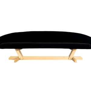 George Smith Sofa - Bean 4 - Seat Sofa by Tom Dixon - In Kvadrat Haakon Mohair - Velvet in Black @ REHAUS