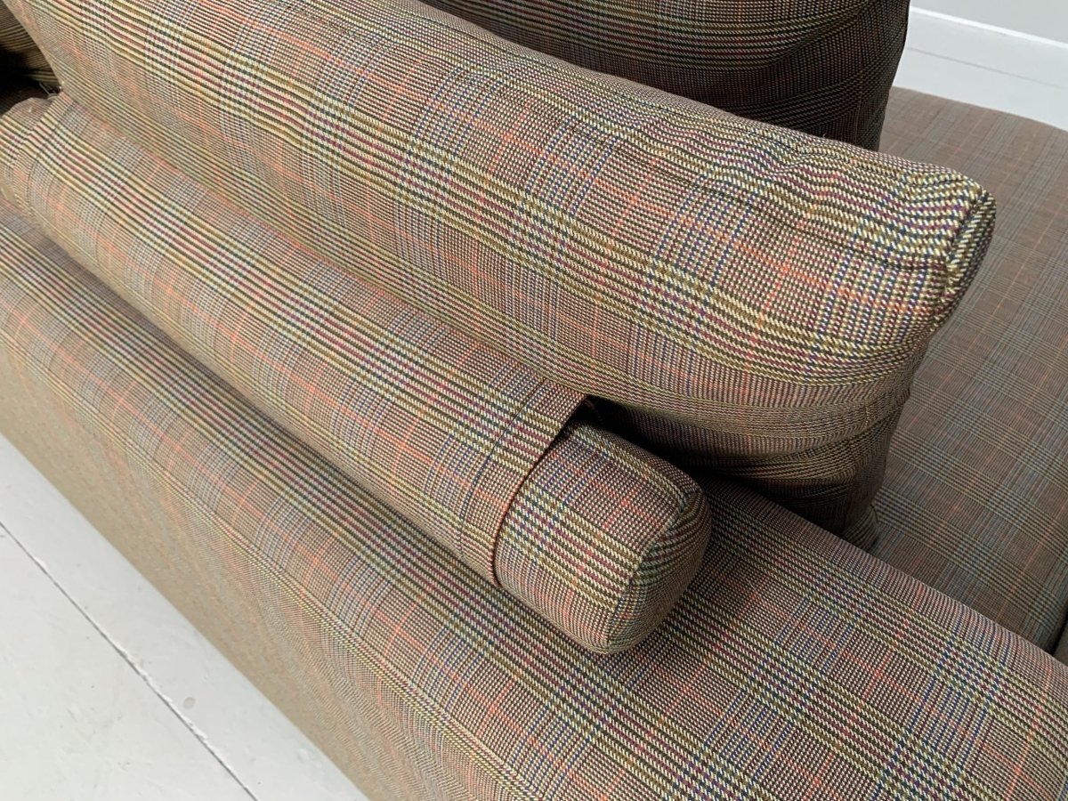 George Smith Square 4 - Seat Sofa - In Ralph Lauren Glen Plaid Check @ REHAUS