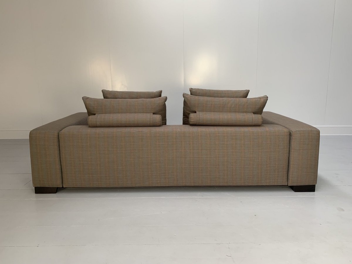 George Smith Square 4 - Seat Sofa - In Ralph Lauren Glen Plaid Check @ REHAUS