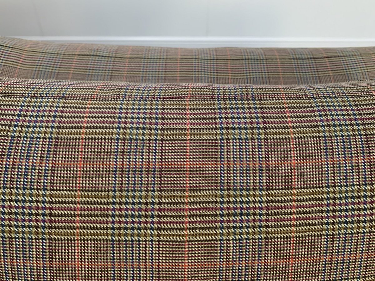 George Smith Square 4 - Seat Sofa - In Ralph Lauren Glen Plaid Check @ REHAUS