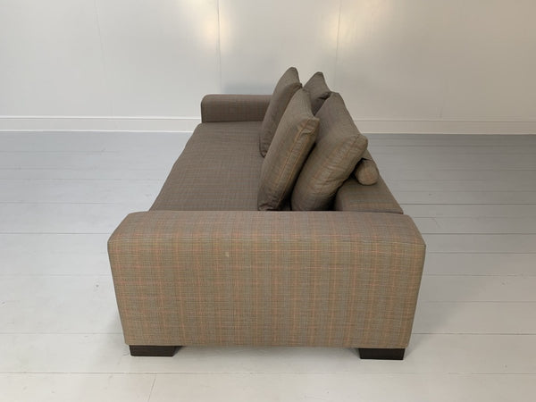 George Smith Square 4 - Seat Sofa - In Ralph Lauren Glen Plaid Check @ REHAUS