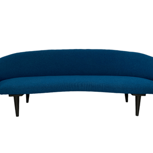 George Smith Tom Dixon Sofa - Bean - 4 - Seat Sofa in Mid - Blue Bute Tiree Woollen Boucle @ REHAUS