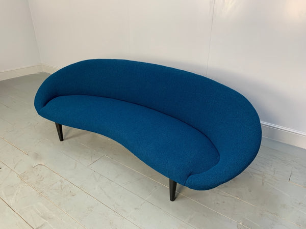 George Smith Tom Dixon Sofa - Bean - 4 - Seat Sofa in Mid - Blue Bute Tiree Woollen Boucle @ REHAUS