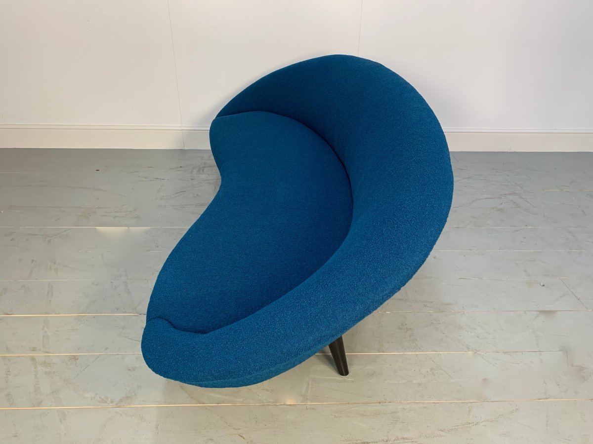 George Smith Tom Dixon Sofa - Bean - 4 - Seat Sofa in Mid - Blue Bute Tiree Woollen Boucle @ REHAUS