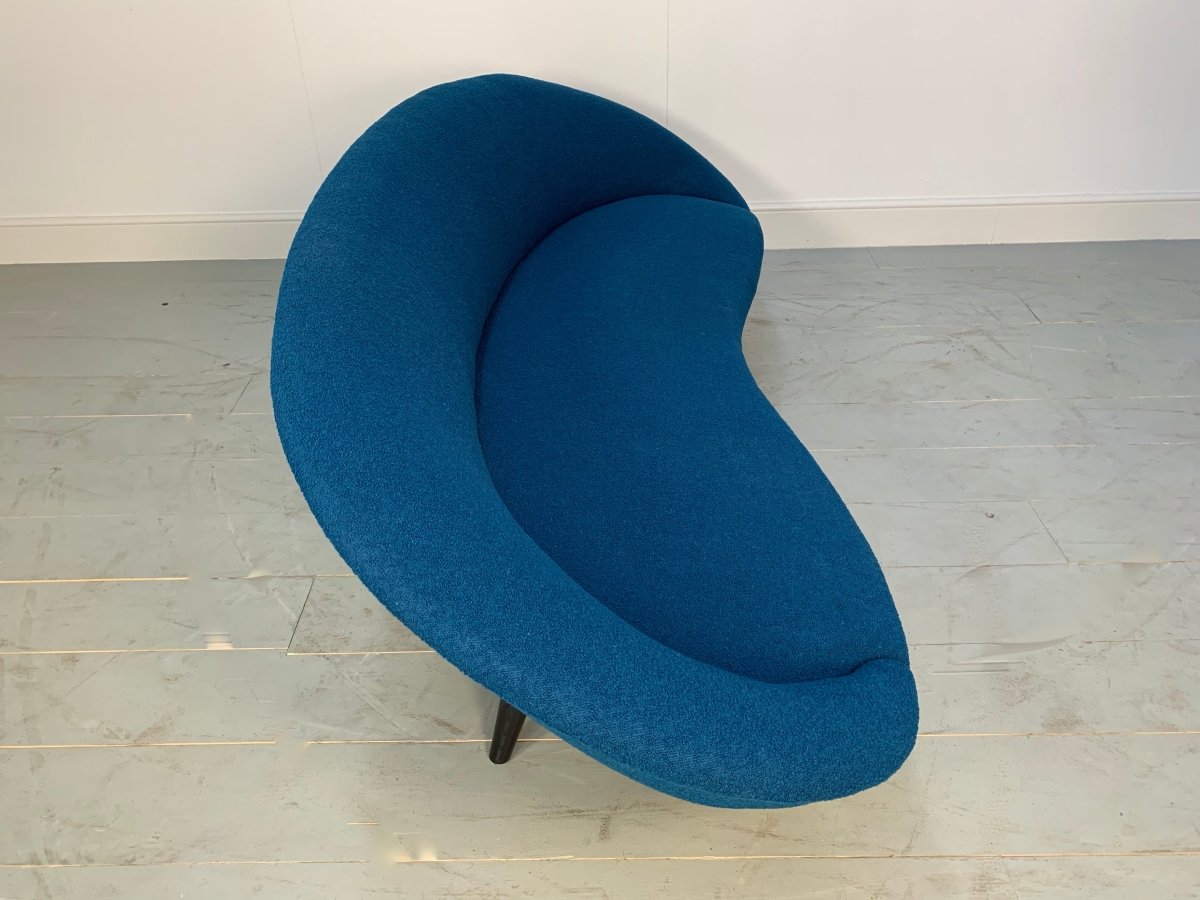 George Smith Tom Dixon Sofa - Bean - 4 - Seat Sofa in Mid - Blue Bute Tiree Woollen Boucle @ REHAUS