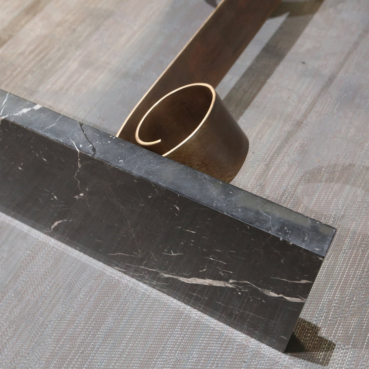 Gordon Watson Wrought Iron & Marble Console by Paul Belvoir @ REHAUS