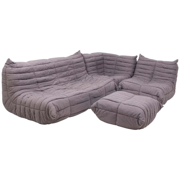 Grey Wool Modular Sofa, 4 pieces - REHAUS - Ligne Roset