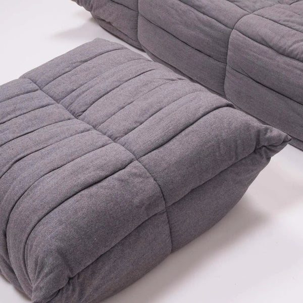 Grey Wool Modular Sofa, 4 pieces - REHAUS - Ligne Roset