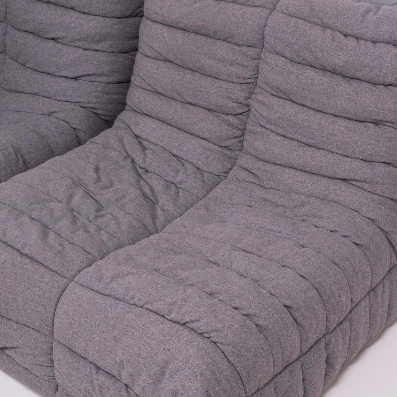 Grey Wool Modular Sofa, 4 pieces - REHAUS - Ligne Roset