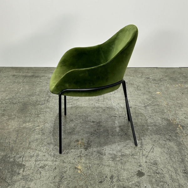Gubi Green Velvet Chair by GamFratesi @ REHAUS