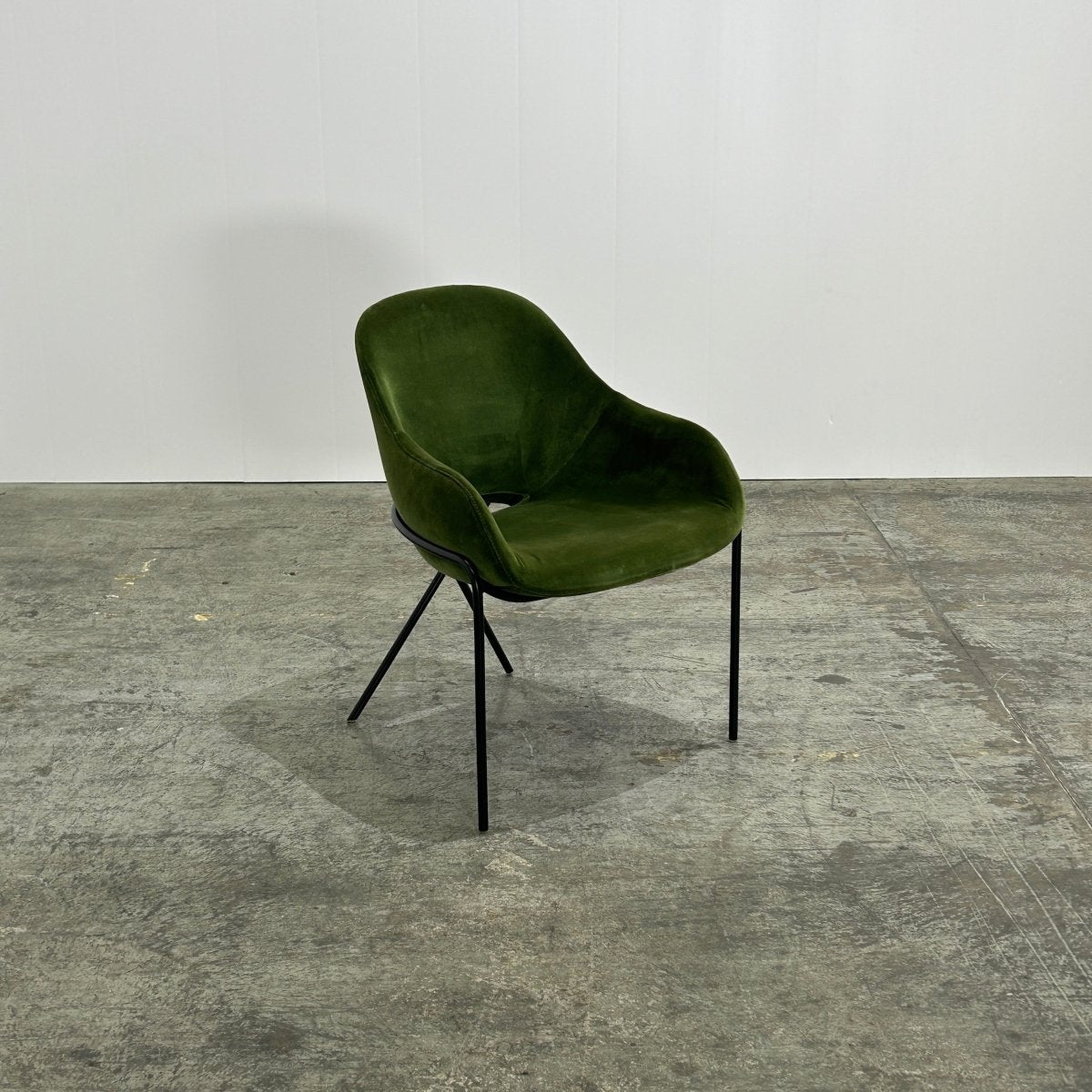Gubi Green Velvet Chair by GamFratesi @ REHAUS