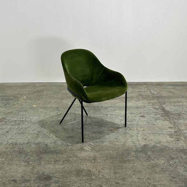 Gubi Green Velvet Chair by GamFratesi @ REHAUS