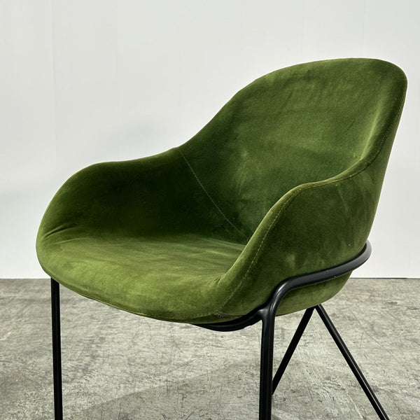 Gubi Green Velvet Chair by GamFratesi @ REHAUS