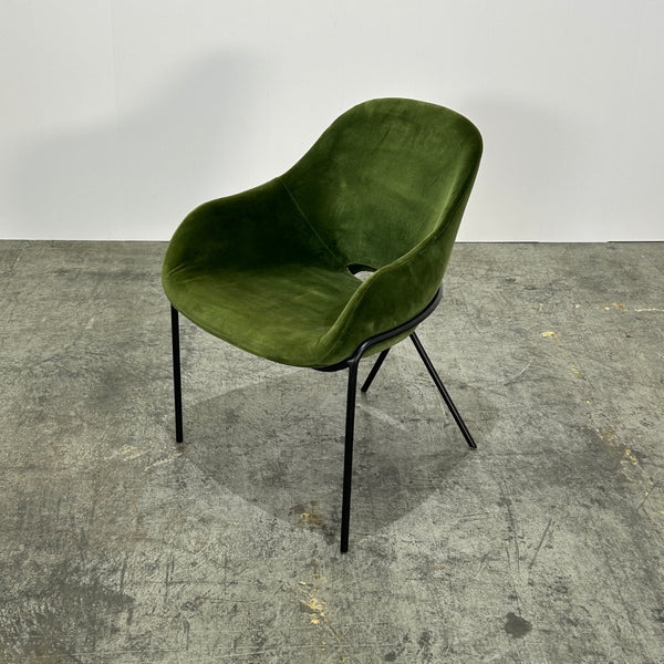Gubi Green Velvet Chair by GamFratesi @ REHAUS