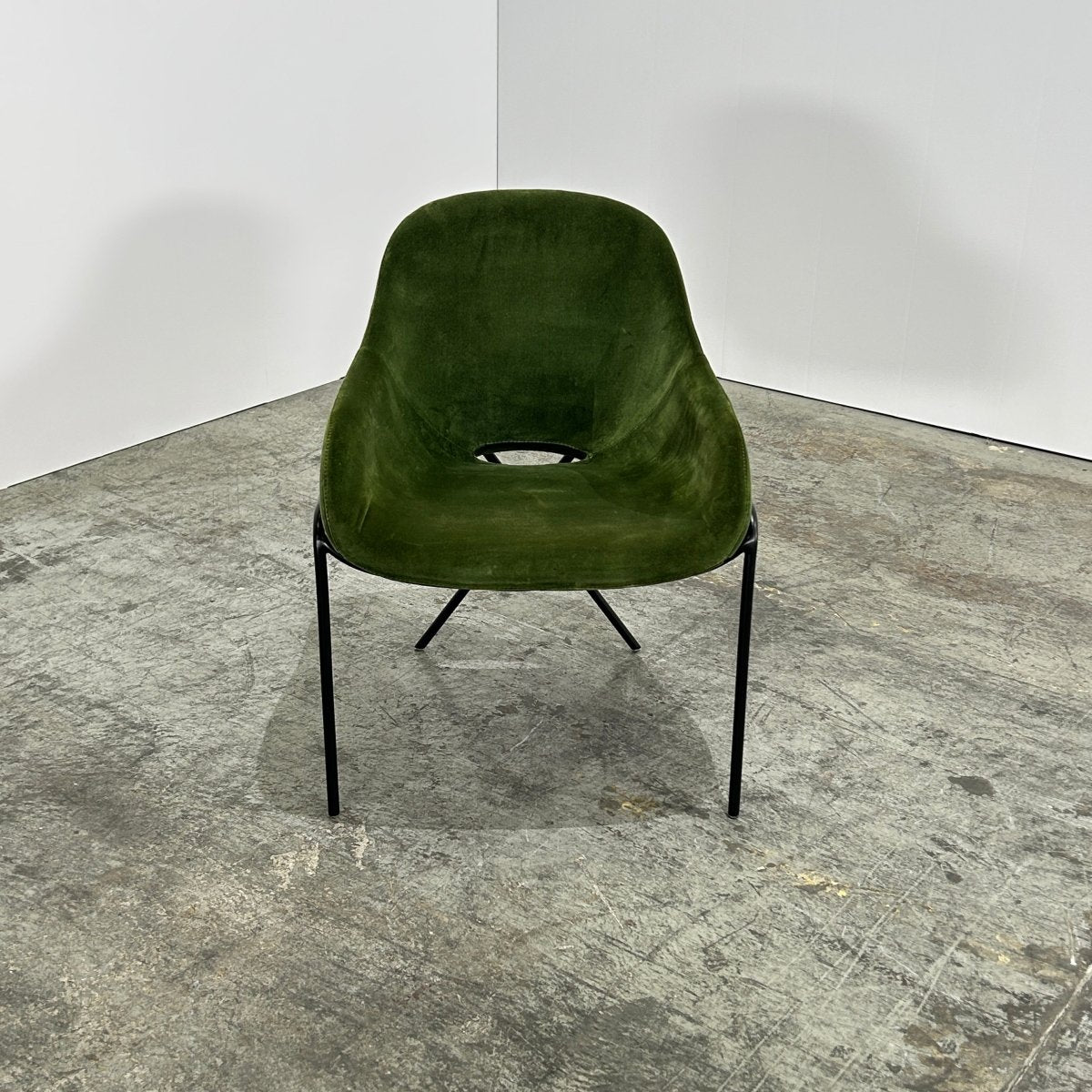 Gubi Green Velvet Chair by GamFratesi @ REHAUS