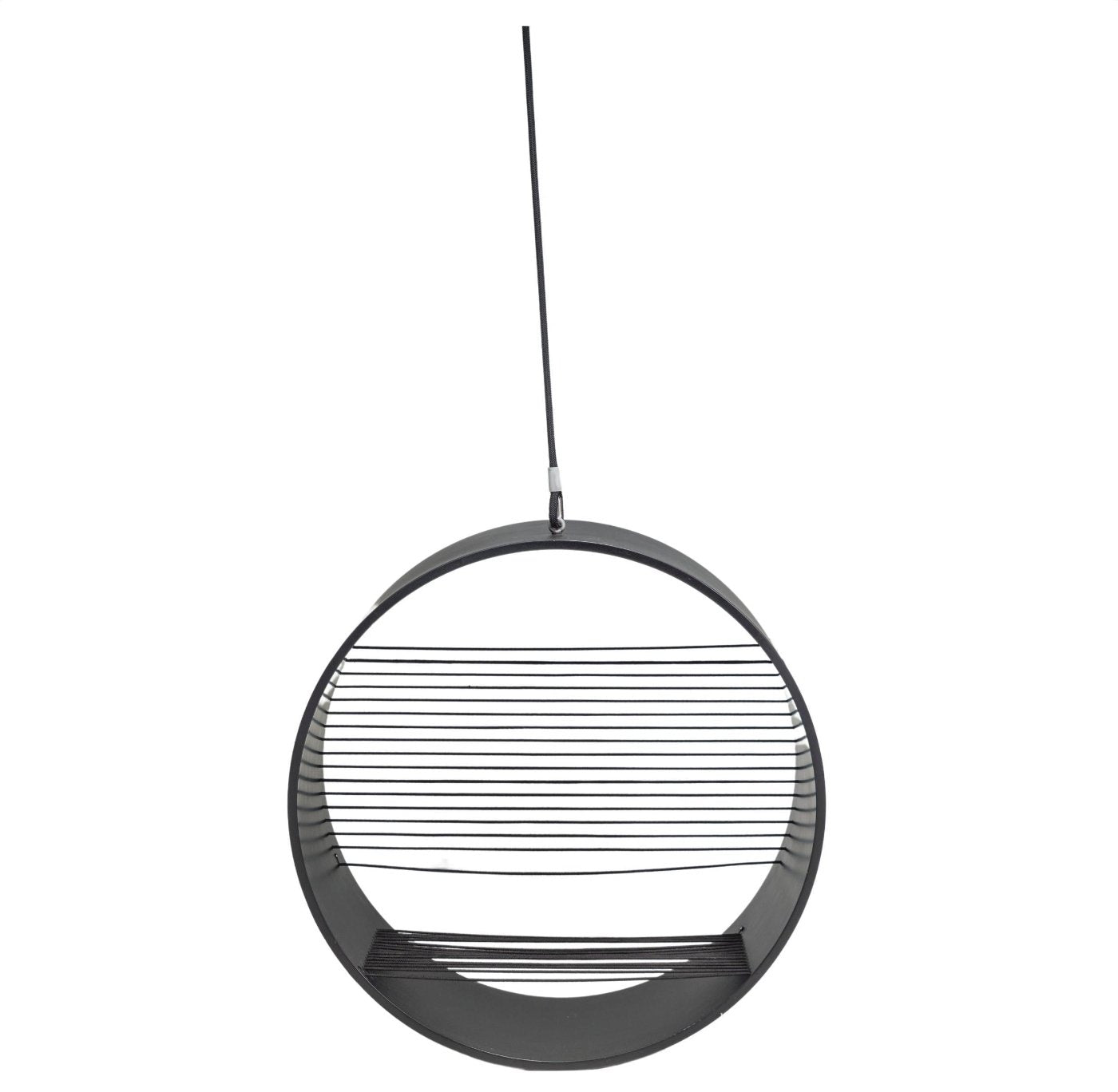 Hanne Kortegaard Black Oak Anello Hanging Chair - REHAUS - Hanne Kortegaard