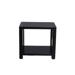 HC Black Wooden Side Table