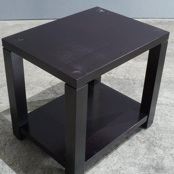 HC Black Wooden Side Table @ REHAUS