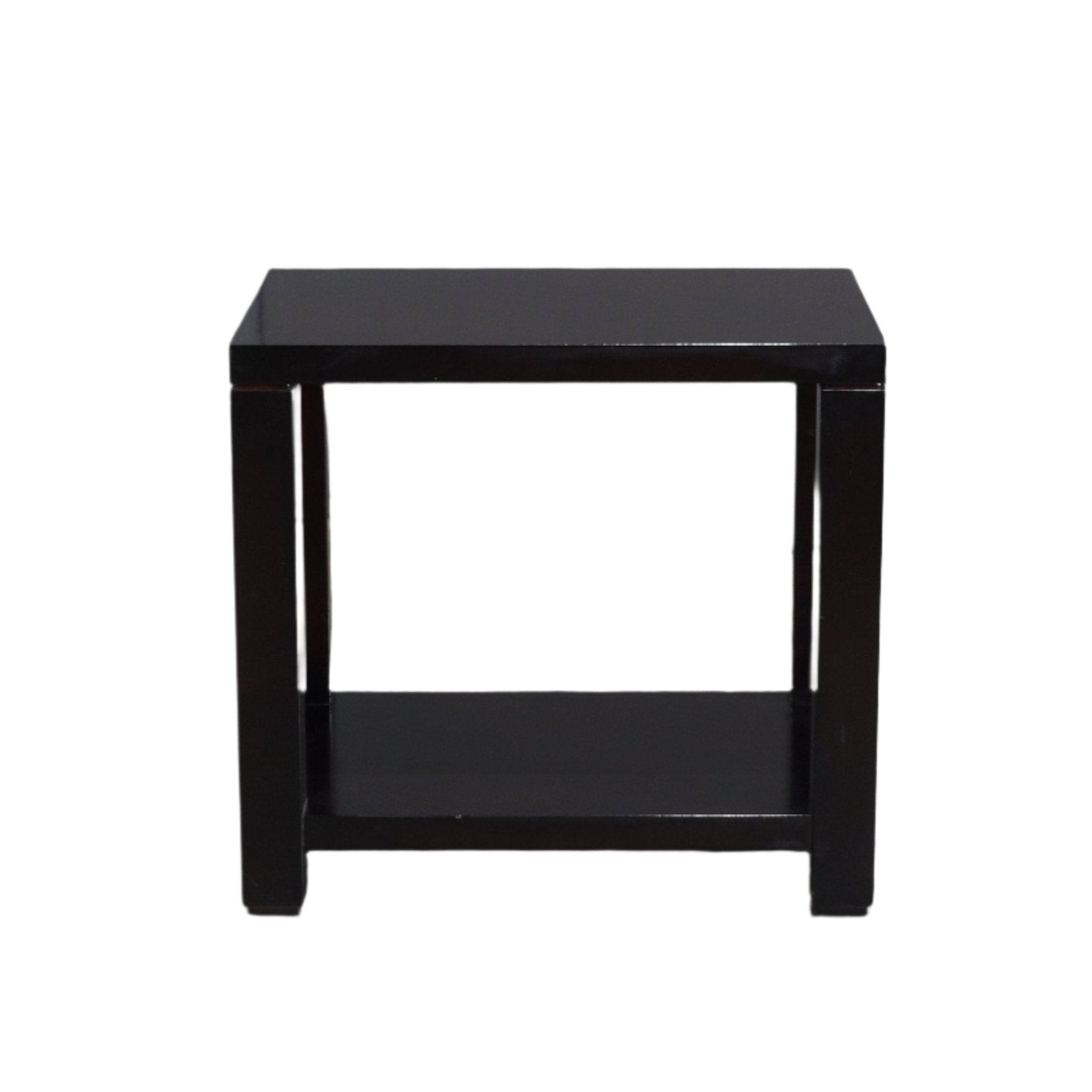 HC Black Wooden Side Table @ REHAUS