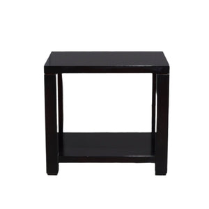 HC Black Wooden Side Table