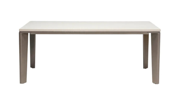 Holly Hunt Grey Keel Cement Outdoor Dining Table - REHAUS - Holly Hunt