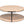 Holly Hunt Tudor Round Cocktail Coffee Table With Hand Forged Iron & Alpine Ash - REHAUS - Holly Hunt