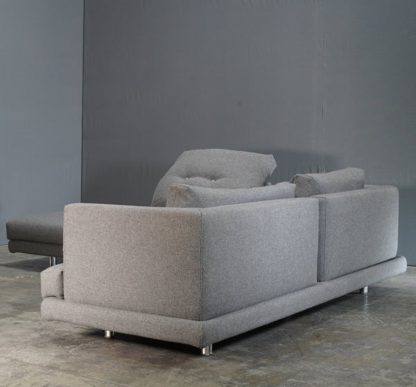 Il Loft Mercury Line Modular Grey Sofa by Giorgio Saporiti @ REHAUS