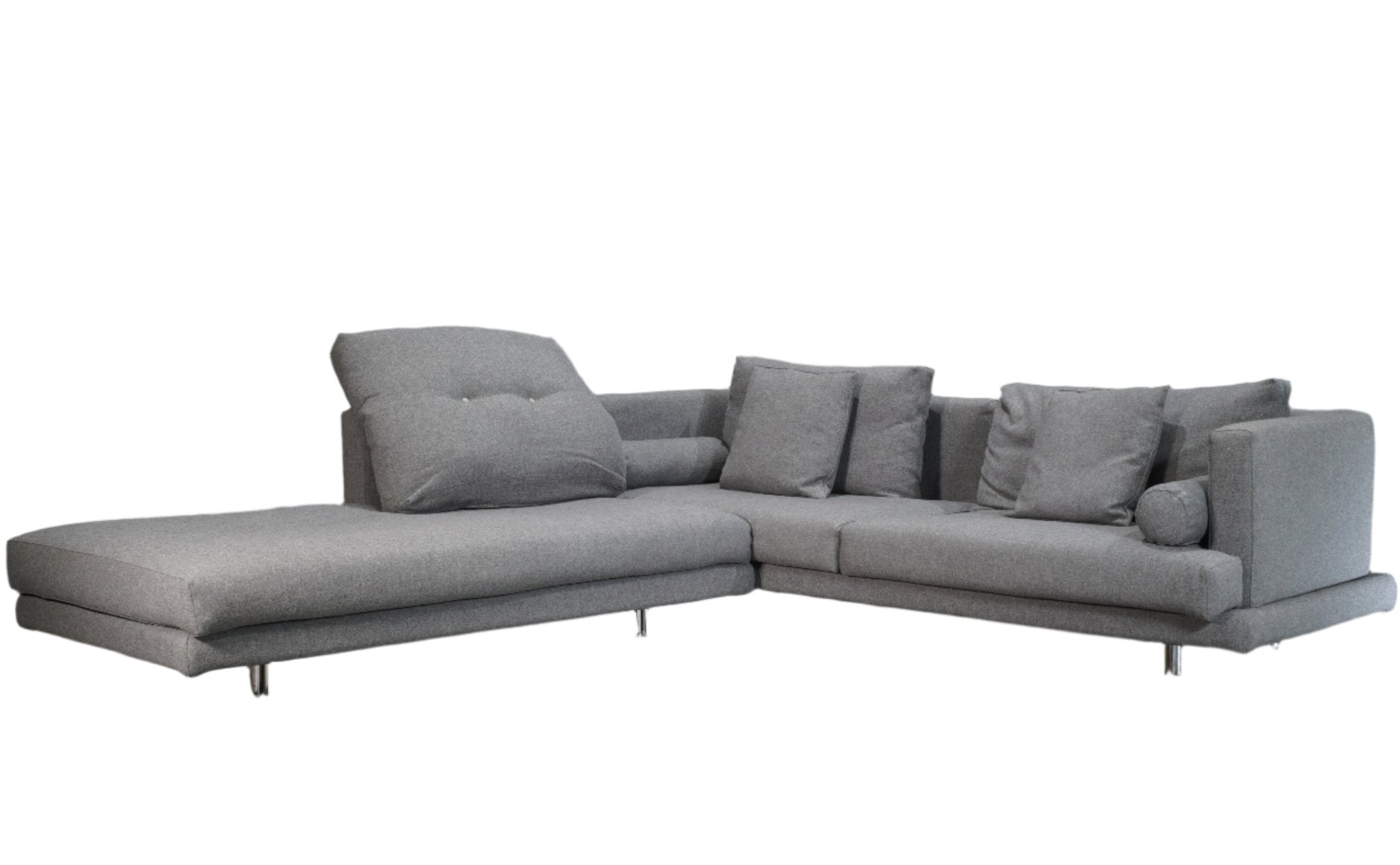 Il Loft Mercury Line Modular Grey Sofa by Giorgio Saporiti @ REHAUS