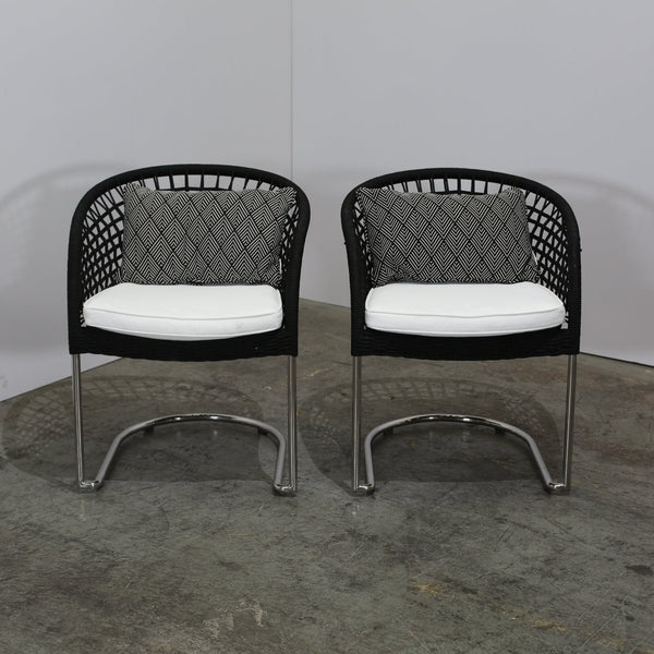 Indian Ocean Marina Curve Chairs, Set of Eight @ REHAUS