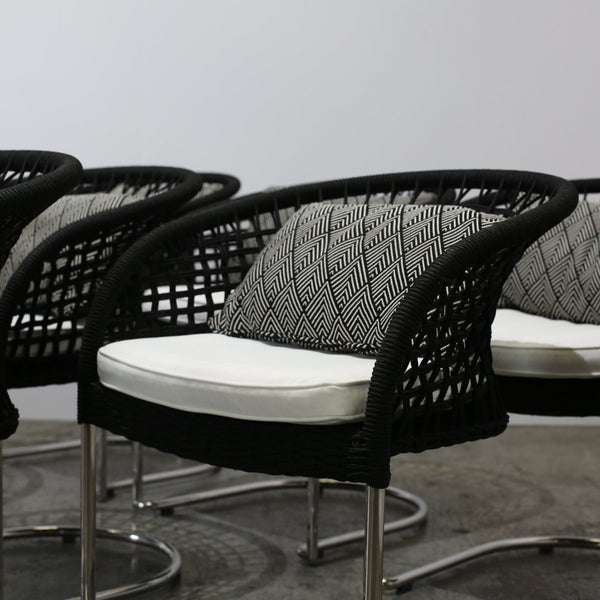 Indian Ocean Marina Curve Chairs, Set of Eight @ REHAUS