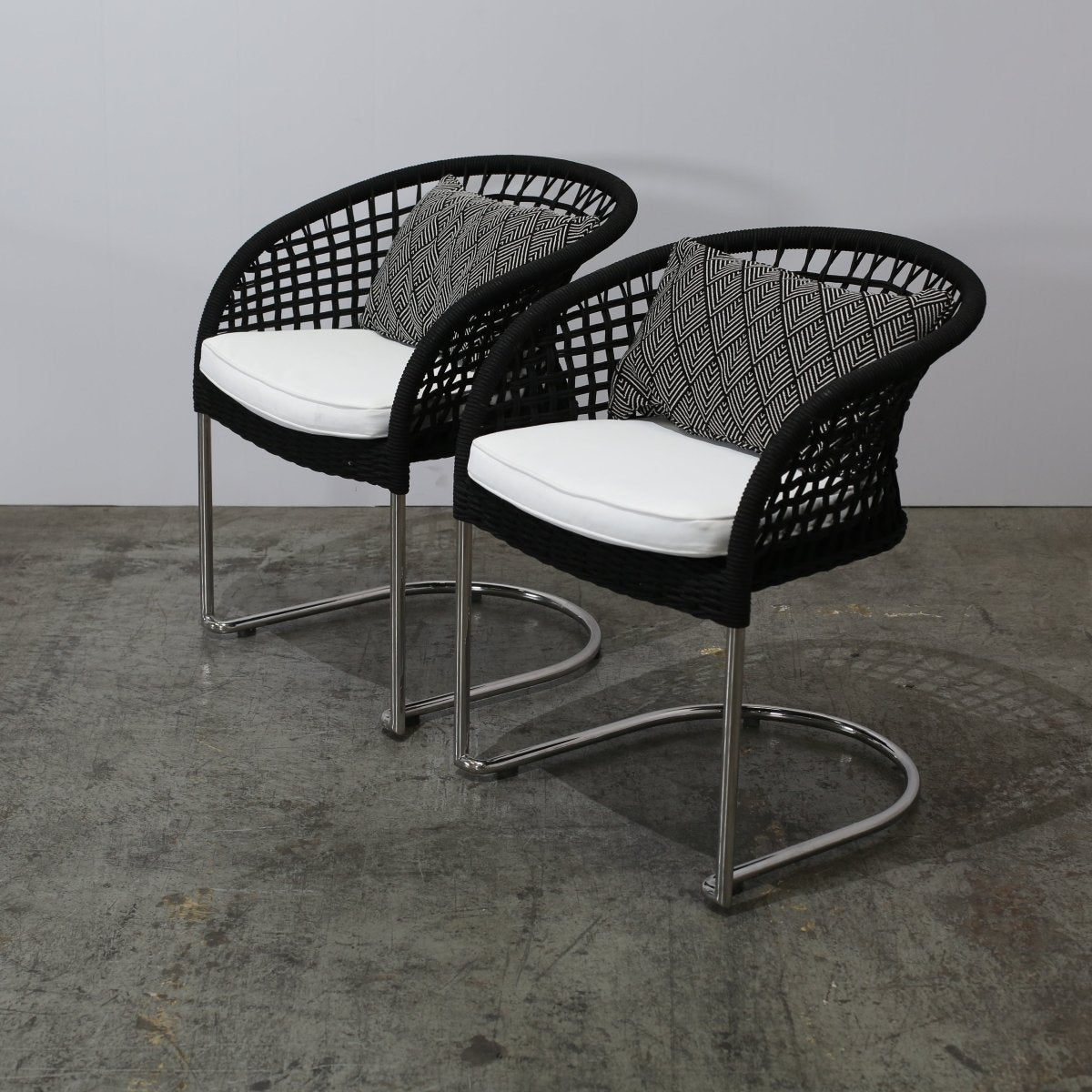 Indian Ocean Marina Curve Chairs, Set of Eight @ REHAUS