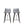 Indor Fredericia Spine Bar Stool with Grey Upholstery - REHAUS - Indor