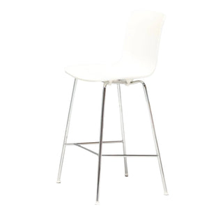 Jasper Morrison for Vitra White HAL RE Medium Bar Stool, 2013 @ REHAUS