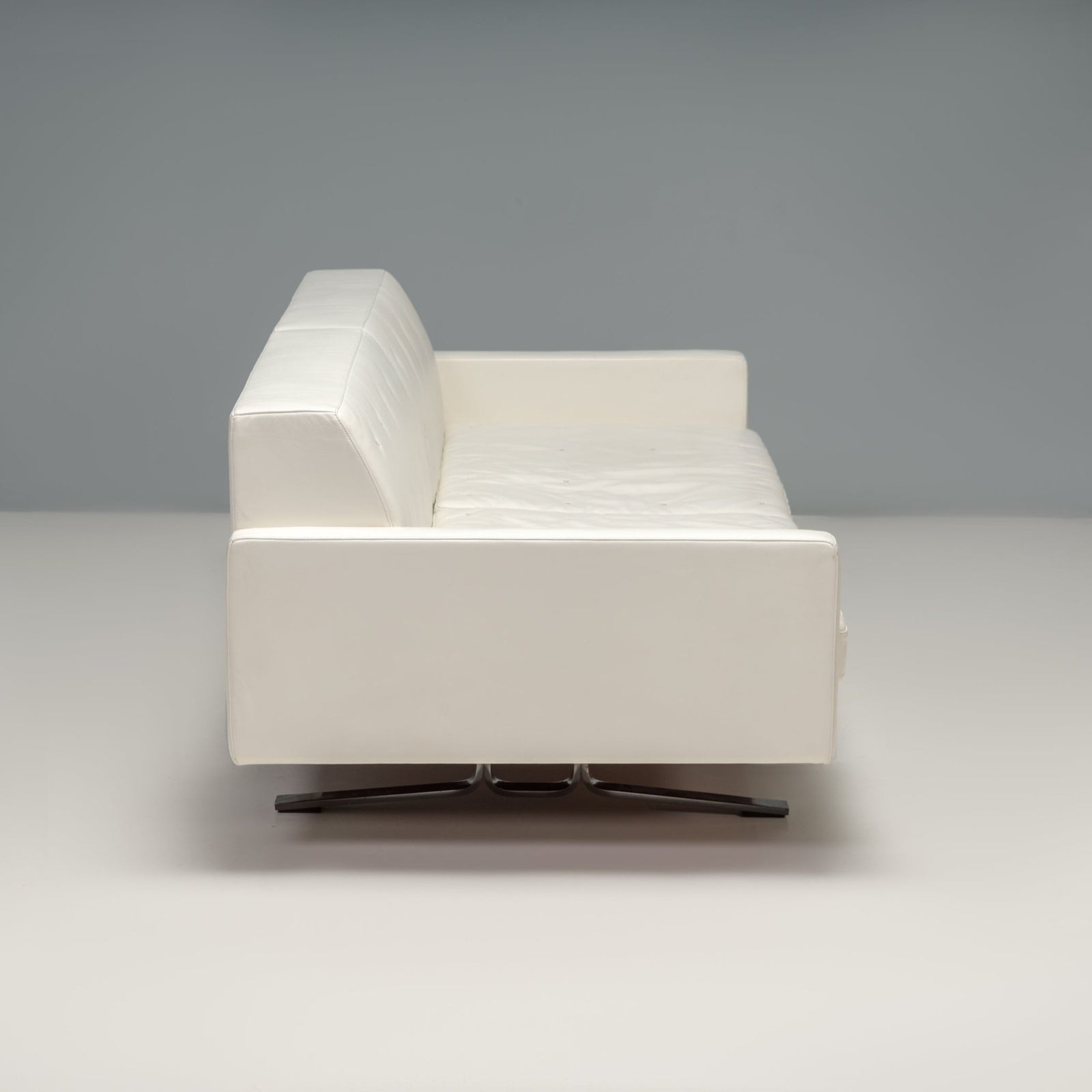 Jean - Marie Massaud for Poltrona Frau Cream Leather Kennedee Sofa - REHAUS - Jean - Marie Massaud
