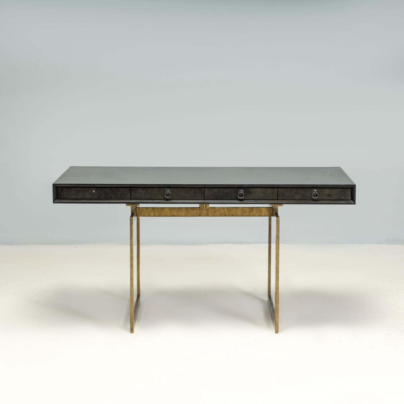 Julian Chichester Cortes Black Vellum Desk - REHAUS - Julian Chichester