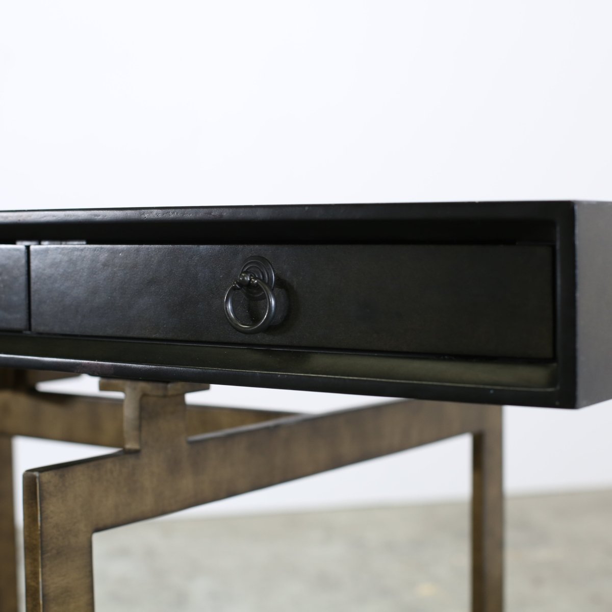 Julian Chichester Cortes Black Vellum Desk @ REHAUS