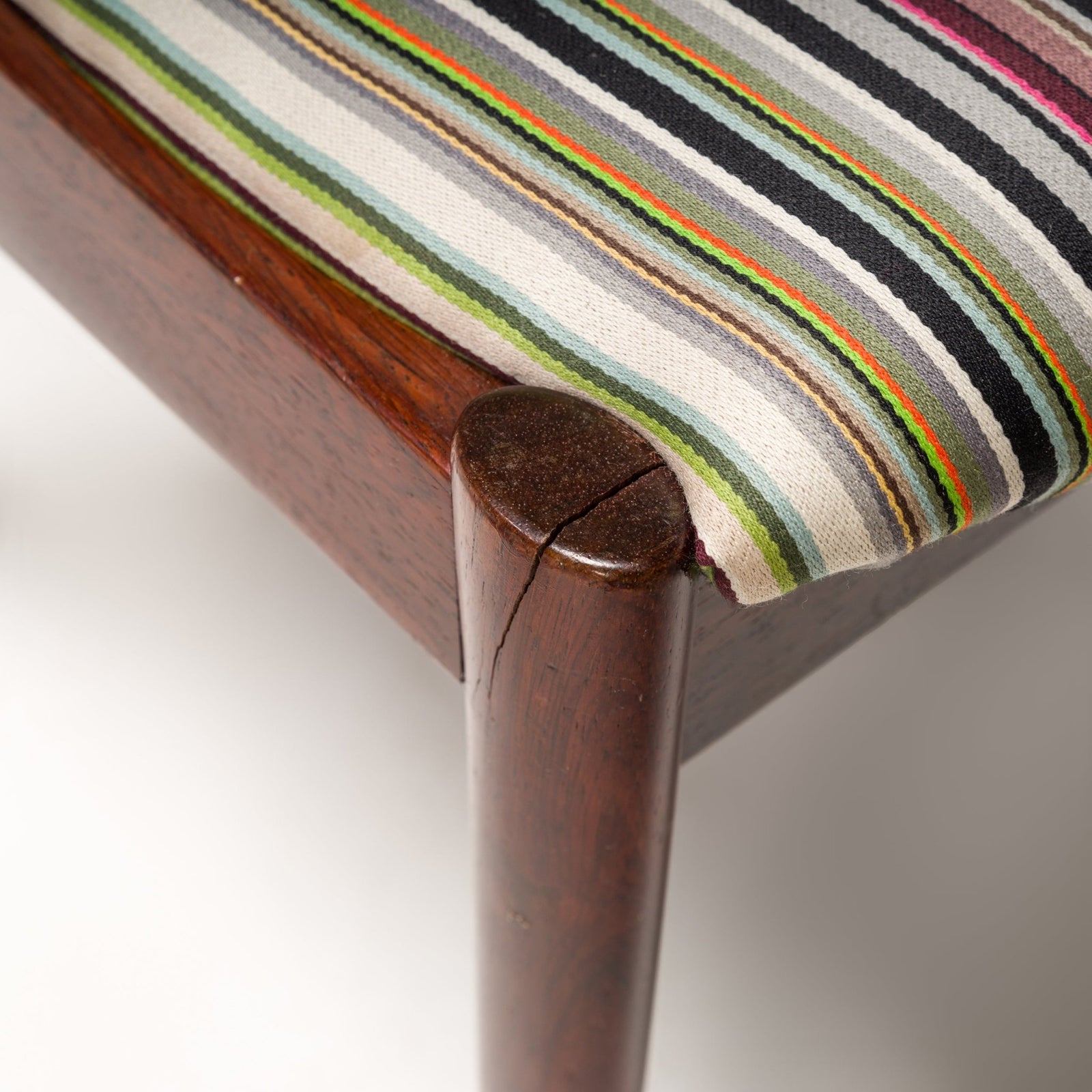 Kai Kristiansen Rosewood No 42 Chairs with Paul Smith upholstery, Set of 2 - REHAUS - Kai Kristiansen