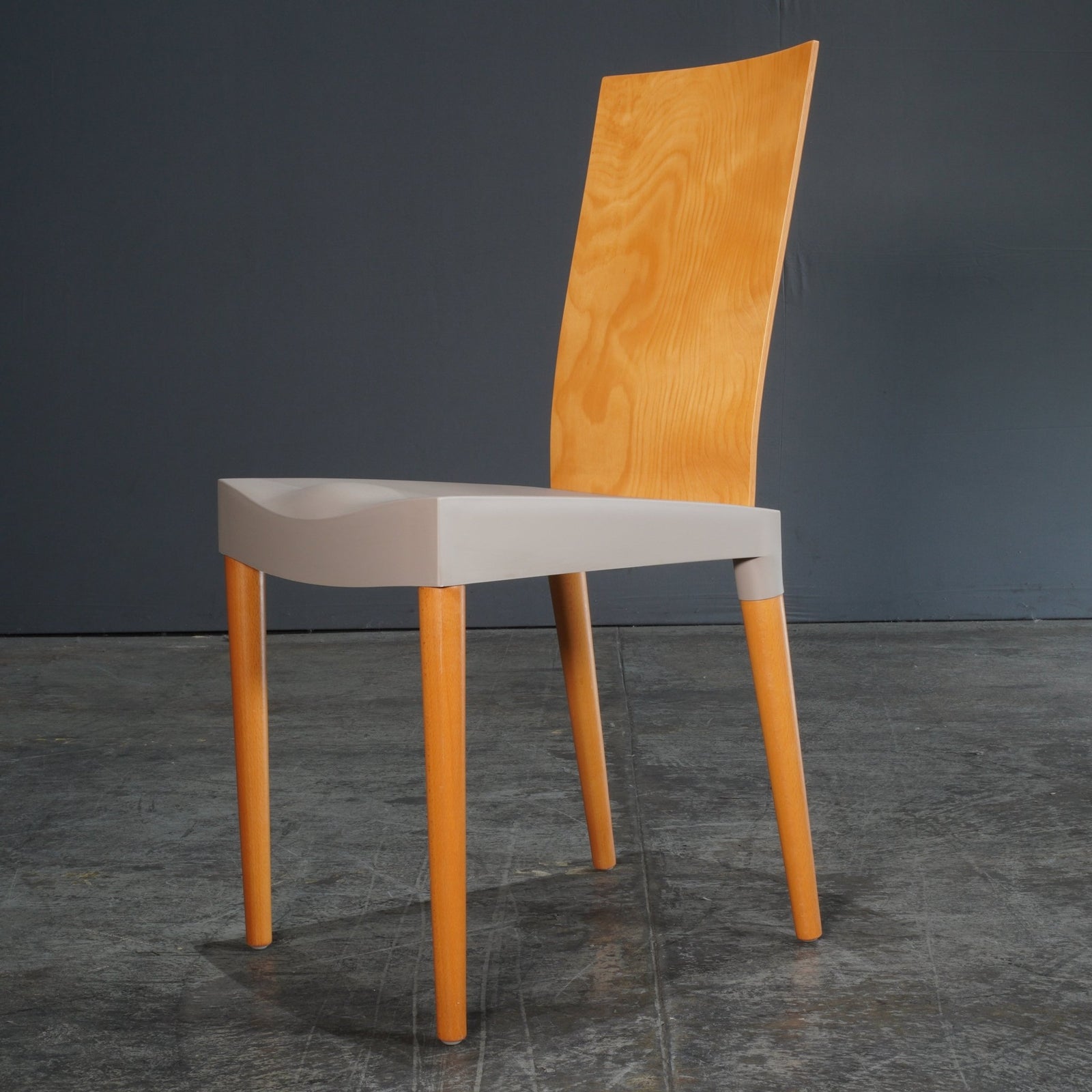 Kartell Grey Miss Trip Dining Chair by Philippe Starck @ REHAUS