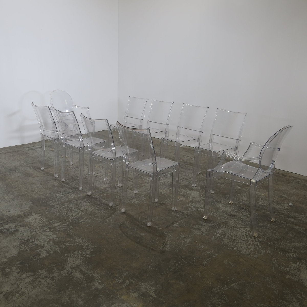 Kartell La Marie Chairs by Philippe Starck, Set of Eight @ REHAUS