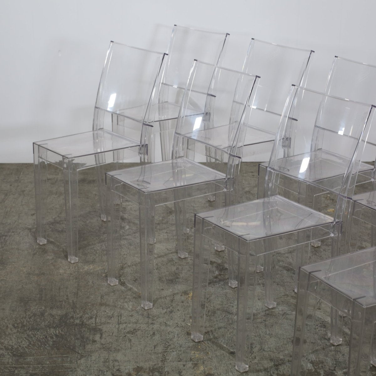 Kartell La Marie Chairs by Philippe Starck, Set of Eight @ REHAUS