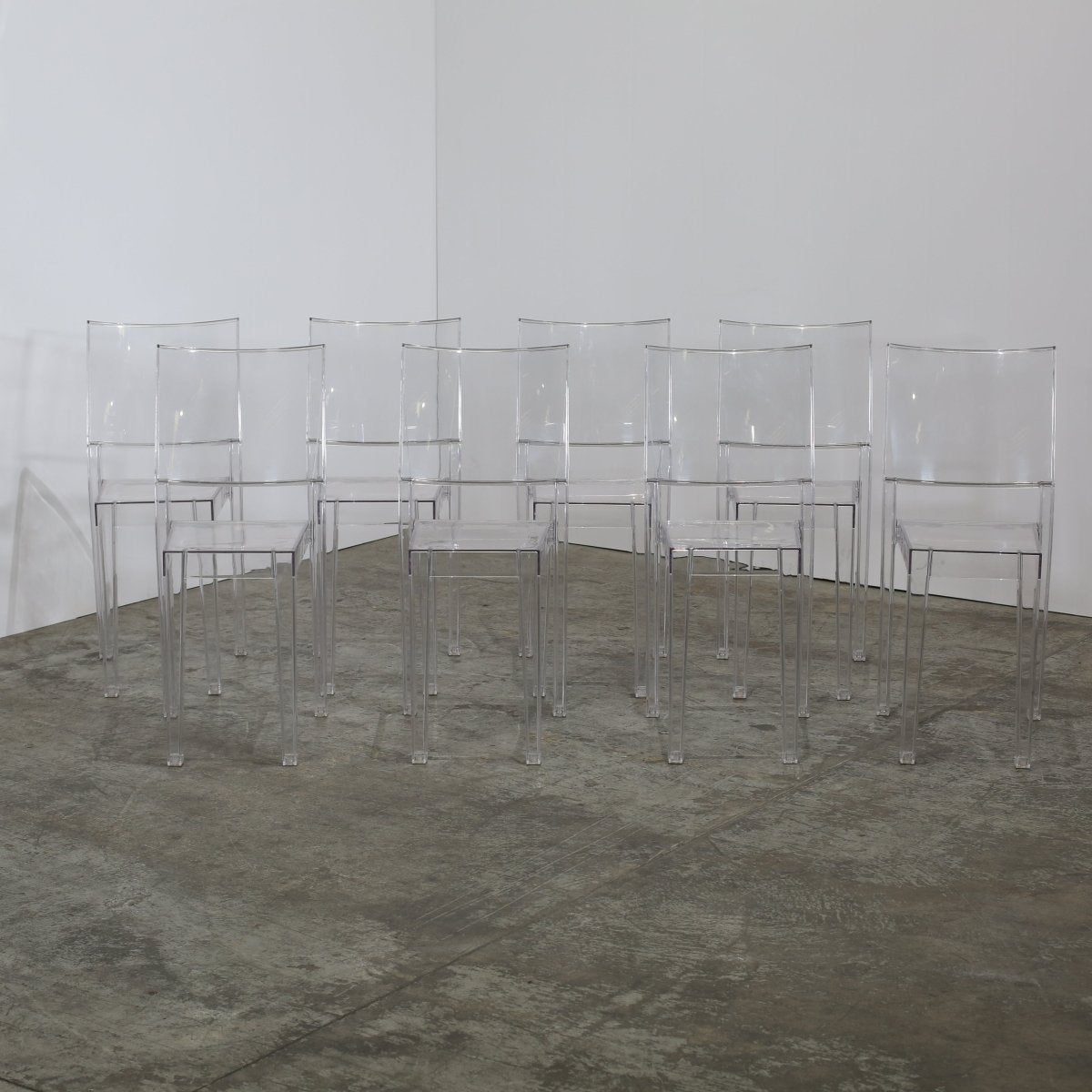 Kartell La Marie Chairs by Philippe Starck, Set of Eight @ REHAUS