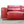 Kesterport Red Leather Living Room Set - Two Seater and Armchair @ REHAUS