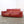 Kesterport Red Leather Living Room Set - Two Seater and Armchair @ REHAUS