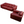 Kesterport Red Leather Living Room Set - Two Seater and Armchair @ REHAUS