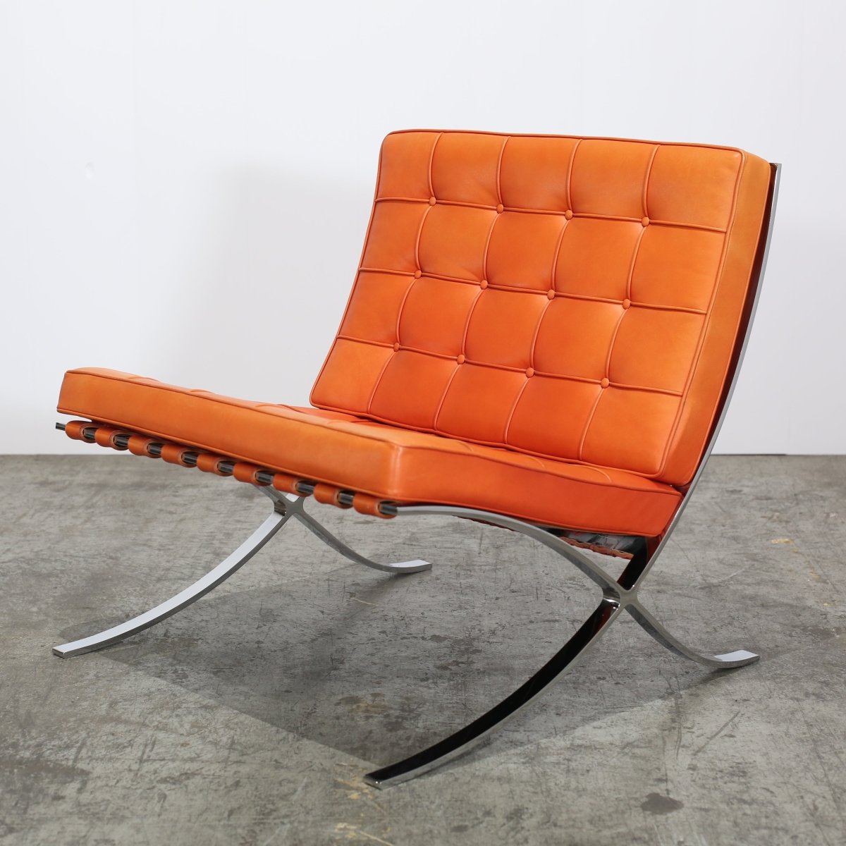 Knoll Barcelona Chairs and Footstool by Mies van der Rohe @ REHAUS