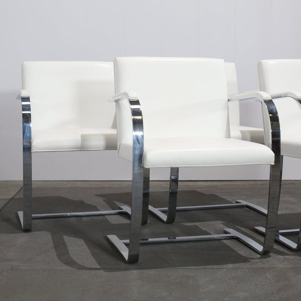 Knoll Brno Flat Bar Side Chairs by Mies van Der Rohe, Set of Ten @ REHAUS