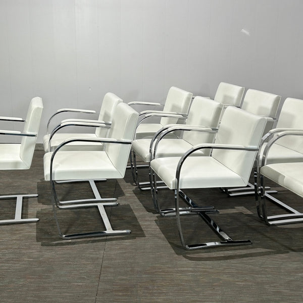 Knoll Brno Flat Bar Side Chairs by Mies van Der Rohe, Set of Ten @ REHAUS