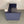 Knoll East Side Sofa by Ettore Sottsass in Blue and Grey Wool @ REHAUS