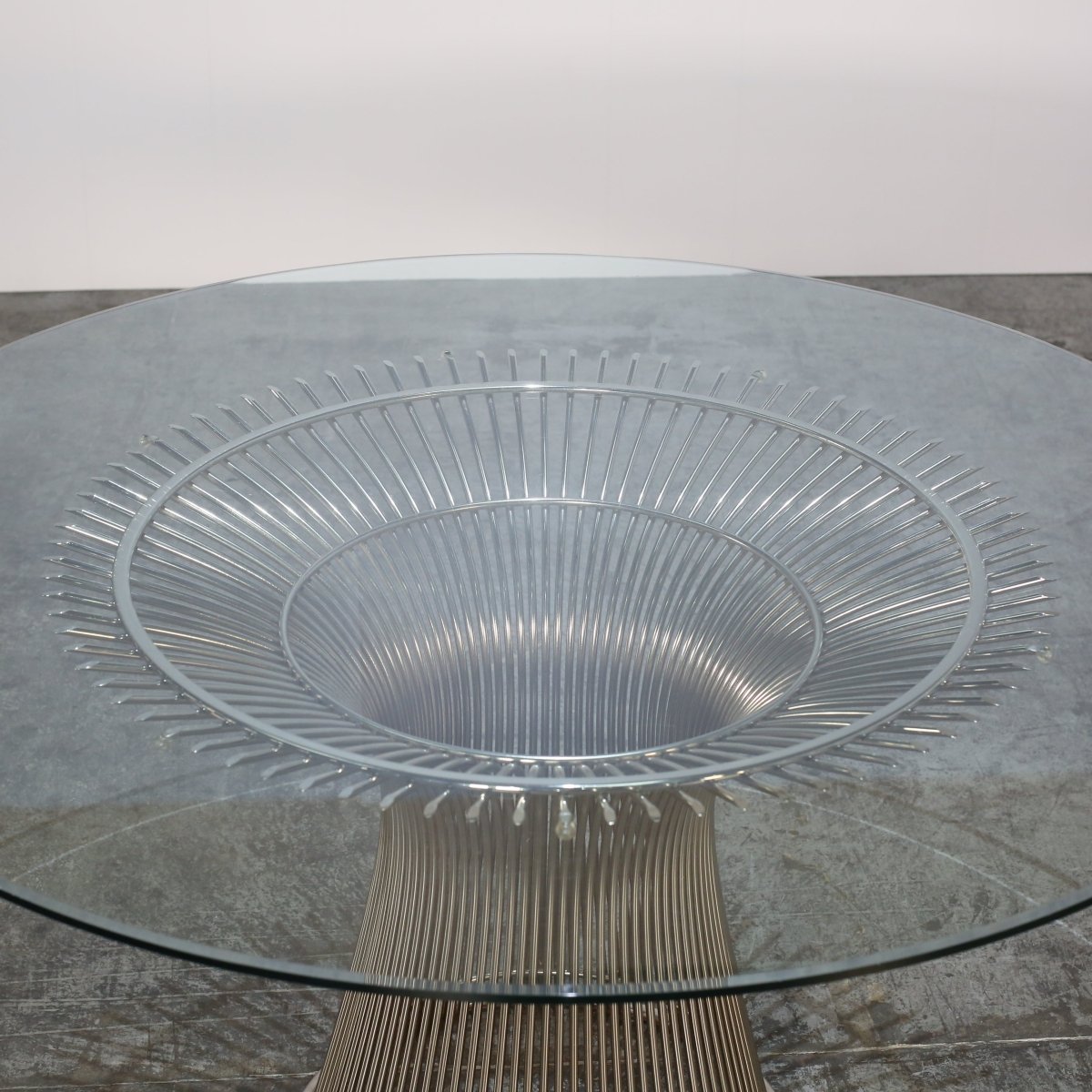 Knoll Platner Glass Dining Table by Warren Platner @ REHAUS